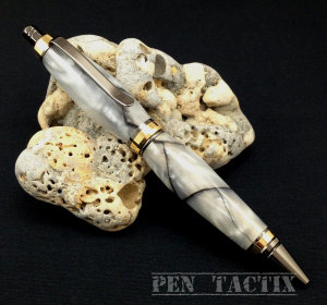 Grey Quake Gunmetal Cigar Pen